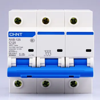 CHNT CHINT NXB-125 3P 63A 80A 100A 125A 230V Miniatiūriniai išjungiklių MCB NAUJAS DZ47