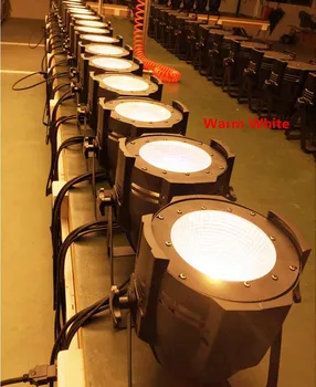 COB LED par šviesos par 200W COB Šiltai Balta Šalta balta 2in1 stroboflash LED Par led prožektoriai, dj šviesos Dmx kontrolės