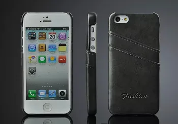 Case for iPhone 6 6S 7 8 Plus X XS 11 12 Pro Max XR SE Aliejus-vaškas, natūralios Odos su Kortelių Lizdai Galinio Dangtelio Aukštos Kokybės Originalus