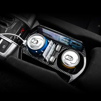 Centrinė Kontrolė Vandens Taurės Laikymo Dėžutė, USB Mobiliojo Telefono Laikiklis Laikymo Dėžutė Priedai Honda Civic 10 2017 2018 2019 2020