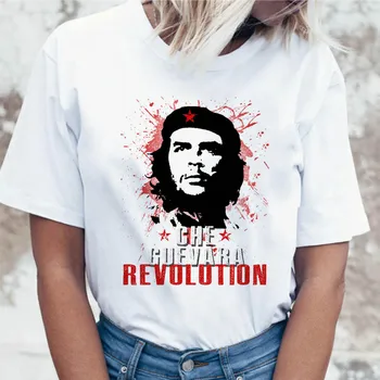 Che Guevaros marškinėliai tees marškinėlius (t-shirt grafikos korėjos harajuku juokinga viršuje ulzzang moterų, moterų drabužiai.