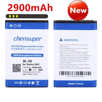 Chensuper 2900mAh BL 5K BL-5K BL5K Li-ion Telefono Baterija 