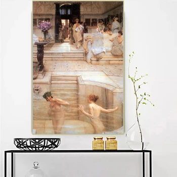 Citon Lawrence Alma-Tadema《Mėgstamiausia Custom》Drobė, Aliejus, Tapyba Meno kūrinius Nuotrauką Šiuolaikinės Sienų Dekoras Namų kambarį Apdaila