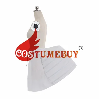 CostumeBuy Moterų Krinolīns Underskirt Viktorijos Rokoko Balta Narve Rėmo Raukčio Šurmulio Mergina L920