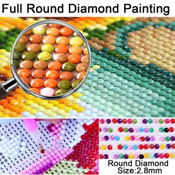 Diamond Taškų Rinkiniai 5D Diamond Tapybos Elks Tenka Reccoon kvadratiniu Diamond Siuvinėjimo kryželiu Mozaika Klijuoti Dėlionės Rinkinį