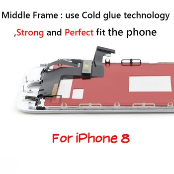 Didelis Ekranas iPhone 6 6s 7 Plius LCD Jutiklinis Ekranas skaitmeninis keitiklis, 