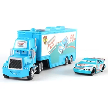 Disney Pixar Automobilių 3 Automobilių Karalystės Dėdė Mack Žaibas McQueen Karalius Francesco Jauniklį Hicks Hudson Sunkvežimis Automobilio Rinkinys 1:55 Liejimo Mod