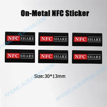 Dėl Metalo NFC NTAG213 Lipdukas Anti-Metalo Žymeklį 6 Gabalus, NFC Lipdukas