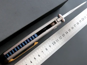 Eafengrow EF904 taktinis peiliukas D2 plieno ašmenys TC4 rankena survivcal sulankstomas peilis lauko kempingas medžioklės EDC peilis įrankis