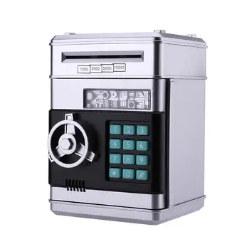 Elektroninių Piggy Bank ATM Slaptažodį taupyklė Pinigų Monetų Taupymo Dėžutė BANKOMATŲ Banko seifo Auto Pažymėkite Popierinių Banknotų Dovana Vaikams