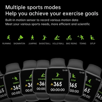 Eoenkk T800 1.72 colių Full Touch suktukas Smart Žiūrėti 2021 Vyrų Fitneso Tracker 