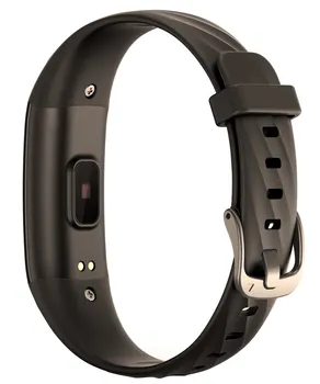 Fitneso apyrankę carcam smart juosta S5 juoda pedometer, širdies ritmo monitorius, IP68, GPS, pranešimai