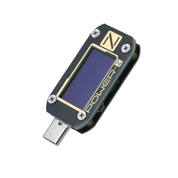 GALIA-Z USB PD Testeris Tipas-C PowerAmp Metrų QC3.0/2.0 Įkroviklio Įtampa Srovės Pulsacijos Dual Type-C Matuoklis Galia Banko Detektorius