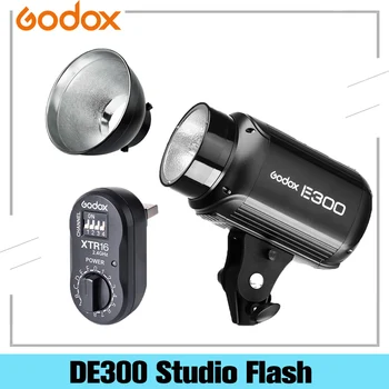 Godox DE-300 DE300 300W Fotografijos Studijoje Compact Flash Strobe Studijos Apšvietimas Galvos Bowens Mount
