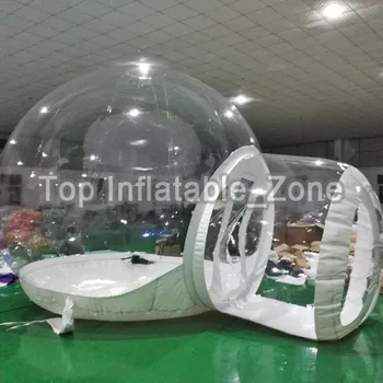 Gražus Burbulas Palapinė Su Ventiliatoriumi Parduoti Aukščiausios Kokybės Pripučiamos Burbulas Medžio 3M/4M/5M Dia Varpelio Palapinė Burbulas Dome House Kempingas Palapinė
