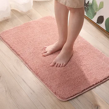 Gryna spalva tortas aksomo, vonios kambarys absorbentas, neslidžia grindų kilimėliai įėjimo ir įėjimo tualeto grindų kilimėliai