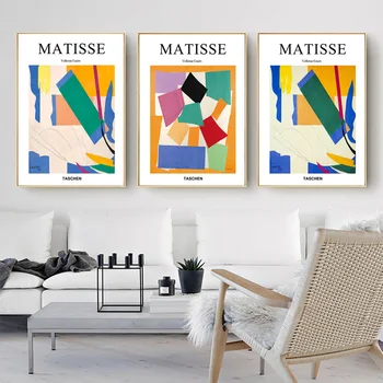 Henri Matisse Anotacija Spalvinga Vienkartinės Šiaurės Dekoras Drobė, Tapyba, Plakatas Ir Spausdina Sienos Meno Vogues Nuotrauka Už Kambarį