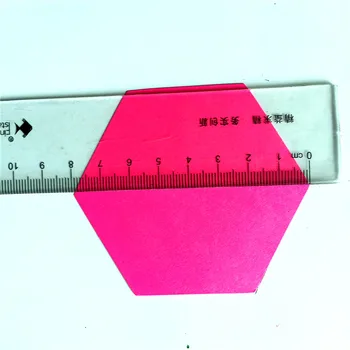 Hexagen mirti gabalai mediniai plieno scrapbooking quliting 15,8 mm storio 4x4inch