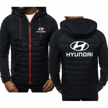 Hoodies Vyrų Hyundai Automobilių Logotipas Spausdinti Pavasarį, Rudenį Mens Striukė Atsitiktinis Marškinėlius ilgomis Rankovėmis Mens užtrauktuku Striukė Vyras Hoody