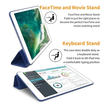IPad 10.2 2019/2020 Atveju, iPad Oro 4/3/2 Cover for iPad 9.7 2017/2018 mini 2/3/4/5 iPad 2/3/4 už iPadPro 9.7/10.5/11