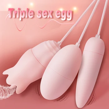 JIUUY selerių vibruojantis kiaušinis klitorio stimuliacija 16 dažnio vandeniui USB įkrovimo masturbacija sekso kiaušinių