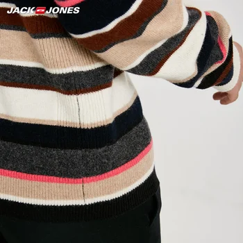 Jack Jones mens žiemos juostele madinga apvalios kaklo Megztinis | 218425515