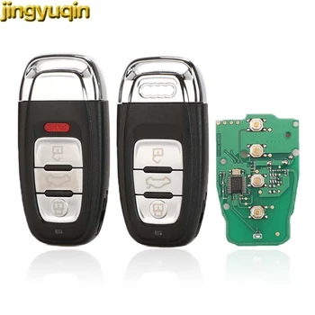 Jingyuqin 5vnt Smart Nuotolinio Klavišą 315/433/868MHZ 8T0 959 754C už Audi Q5 A4L A5 A6 A7 A8 RS4 RS5 S4 S5 3/4 Mygtuką Keyless