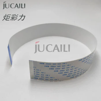 Jucaili 10VNT FFC fiksuoto duomenų kabelis 29pins 400mm Epson XP600 spausdinimo galvutė kabelis Skycolor Allwin Aifa Witcolor spausdintuvą, 29p