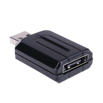 Juoda Didelės Spartos USB 3.0 eSATA Plug and Play Iki 5Gbps Konverteris Adapteris, skirtas Išorės 2.5 3.5 HDD Naujas Skatinimo