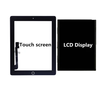 Jutiklinio ekrano Namų Susirinkimų / LCD Ekrano Remontas, dalys ipad 3 A1403 A1416 A1430 Tablet Ekrano pakeitimas ipad 3 Ekranas