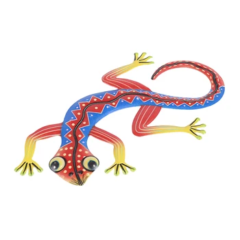 Kabo Dekoro Amatų Gecko Geležies Amatų Namų Dekoracijos Namų Dekoro Geležies Orange 17.8*30.5 cm Apdaila Sienos Pakabukas Namų