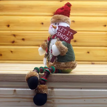 Kalėdų Dekoracijos Kalėdų Senelis Sėdi Porceliano Sniego, Kalėdų Ornamen kalėdų dekoracijas namų 2019 Papuošalai 10.1