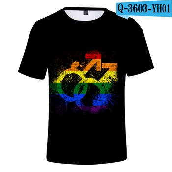 Karšto Pardavimo Nemokamai LGBT Vėliava marškinėliai Už Lesbiečių, Gėjų Spalvinga Vaivorykštė Tees Viršūnes Už Gėjų Namų Dekoro Gėjų Draugiškas LGBT Nuosavybės