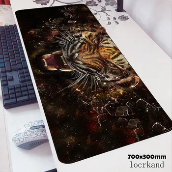 Katės kilimėlis 700x300x3mm Liūtas Kompiuterio pelės kilimėlis gamepad 