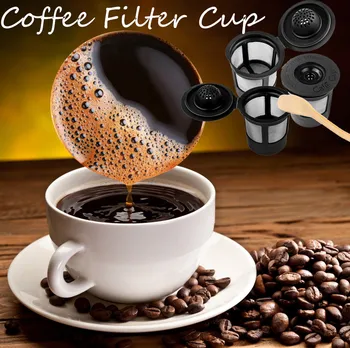 Kava Ir Arbata Pod Filtrai Suderinama Su Keurig K Puodelio Kavos Sistemos Daugkartinio Naudojimo Kavos Filtras Su Kavos Šaukštas