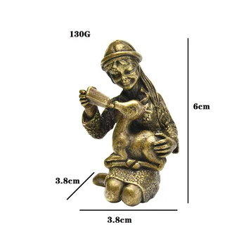 Kazachstano mergina Statula retro vario Paveikslas, Skulptūra Papuošalai elnių skaičius Meilė yra begalinis Modelio Namus namų Puošybai amatų dovanos