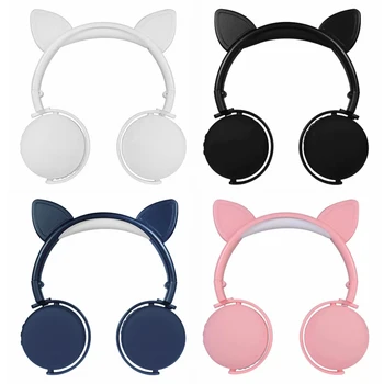 Kačių Ausų Belaidžio Galvos montuojamas Ausines Bluetooth 5.0 Jauni Žmonės, Vaikai laisvų Rankų įranga Studentas Vaikas Su Mic IOS/Android