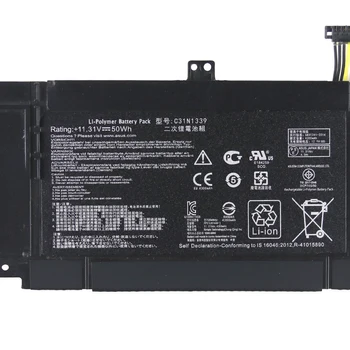 Kede 11.31 V 50Wh Originalus C31N1339 Nešiojamas Baterija ASUS UX303L Q302L Serijos 0B200-00930000