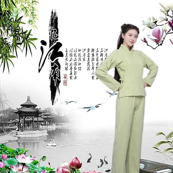 Kinų Senovės Pižama Hanfu Kostiumas Ponios Klasikinės Tradicinės Kinų Šokio Kostiumai Tang Dinastijos Pižama Nustatyti Viršūnes + Kelnės