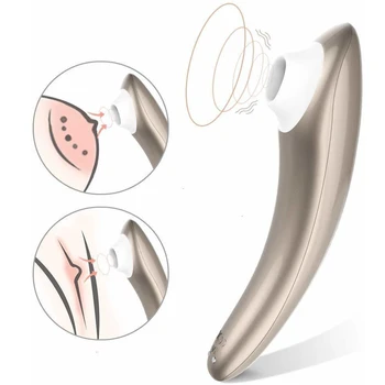 Klitorio Stimuliatorius Su 10 Siurbimo Režimai Oro Slėgio Impulso Bangos Technologija Atspari Vandeniui Iš Naujo Mokamas Sekso Žaislai Moterims Pora