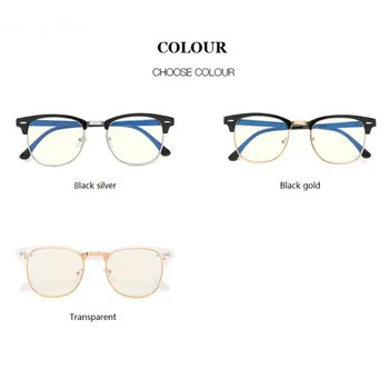 Kompiuterio akinių, Stabdžių Mėlyna Šviesa Taurės Vyrų 2020 Retro Trumparegystė Optinis Aišku, akiniai rėmeliai Moterų padirbtus akinius
