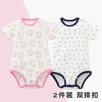 Kūdikių drabužiai 2vnt pack kūdikių bodysuit ilgomis rankovėmis kūdikiui mergaičių drabužius berniukas, drabužiai vaikams, drabužiai, medvilnės kūdikis sleepwear