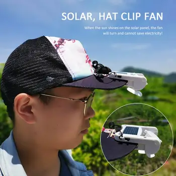 Kūrybos Patogu Saulės Mini USB Ventiliatorius Nešiojamų Bžūp Hat 