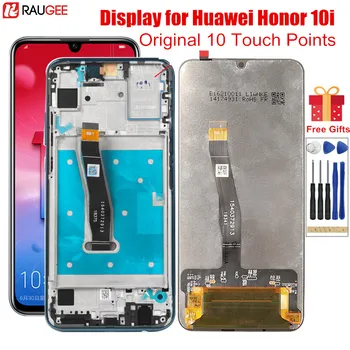 LCD Ekrano ir Huawei Honor 10i HRY-LX1T Originalus LCD Jutiklinis Ekranas skaitmeninis keitiklis Pakeitimo fo Garbę 10i 10 i 6.21