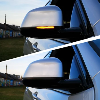 LED Dinaminis Posūkio Signalo Indikatorių Tekančio Vandens Indikatorių Mirksi Šviesos 2018 2019 2020 BMW X3 X4 X5 X6 X7 G01 G02 G05 G06 G07