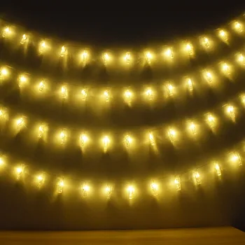 LED Įrašą String Žibintai Pasakų Lempos Baterijos Energijos Kortelės Photo Festivalio Girliandą Kalėdų Vestuvių Šventė Apdailos Šviesos 2M