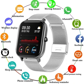 LIGE 2020 Naujas P8 1,4 Colio Smartwatch Vyrų jutiklinių Multi-Sporto Režimas Širdies ritmo Vyrai laikrodžiai, Skirta 