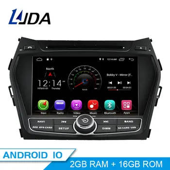 LJDA Android 10.0 Automobilių dvd grotuvas Hyundai IX45 SANTA FE 2012 m. 2013 m. m. Automobilio Radijo, gps navigacija, multimedia stereo garso WIFI