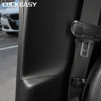 LUCKEASY už Tesla Model 3 2018-2021 Nematomas Automobilio duris Anti Kick Trinkelėmis Pusės Krašto Apsaugos Kino Saugotojas Lipdukus