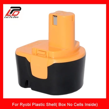 Laipuduo Įkrovimo Baterija (akumuliatorius atveju Ryobi 12v NI-MH NI-CD Plastikinį korpusą( Dėžutės Nėra Ląstelių Viduje)